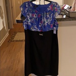 Brand New Floral and Black Formal Dress!